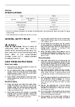 Preview for 2 page of Makita HR3851 Instruction Manual