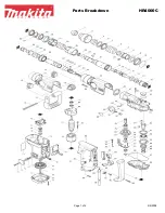 Makita HR4000C Parts Breakdown preview