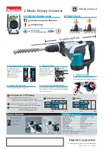 Preview for 2 page of Makita HR4002 Specifications