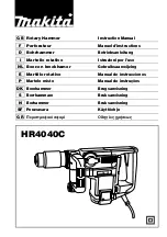 Makita HR4040C Instruction Manual предпросмотр