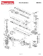 Makita HR4510C Parts Breakdown preview