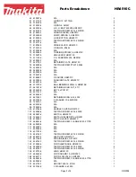 Preview for 3 page of Makita HR4510C Parts Breakdown