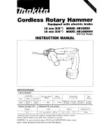 Предварительный просмотр 1 страницы Makita HRIGODH Instruction Manual