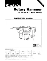 Preview for 1 page of Makita HRZOlO Instruction Manual