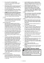 Preview for 11 page of Makita HS003G Instruction Manual
