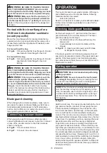 Preview for 16 page of Makita HS003G Instruction Manual