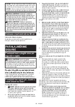 Preview for 36 page of Makita HS003G Instruction Manual