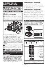 Предварительный просмотр 29 страницы Makita HS003GZ Instruction Manual