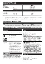 Preview for 2 page of Makita HS003GZX05 Instruction Manual