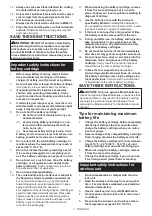 Preview for 7 page of Makita HS003GZX05 Instruction Manual