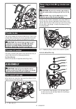 Preview for 12 page of Makita HS003GZX05 Instruction Manual