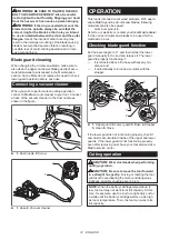 Preview for 14 page of Makita HS003GZX05 Instruction Manual