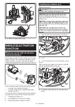 Preview for 16 page of Makita HS003GZX05 Instruction Manual