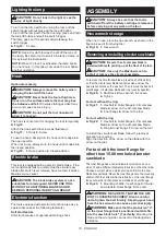 Preview for 16 page of Makita HS004G Instruction Manual