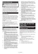 Preview for 18 page of Makita HS004G Instruction Manual