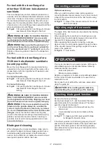 Preview for 17 page of Makita HS009G Instruction Manual