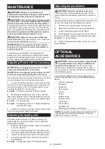 Preview for 22 page of Makita HS009G Instruction Manual