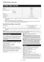 Preview for 141 page of Makita HS009G Instruction Manual