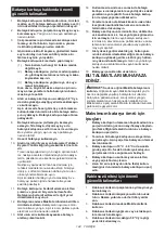 Предварительный просмотр 144 страницы Makita HS009G Instruction Manual