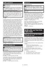 Preview for 18 page of Makita HS009GT201 Instruction Manual