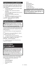 Preview for 37 page of Makita HS009GT201 Instruction Manual