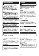 Preview for 44 page of Makita HS009GT201 Instruction Manual