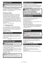 Preview for 115 page of Makita HS009GT201 Instruction Manual