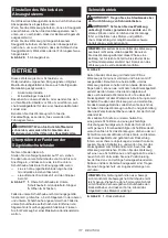 Preview for 117 page of Makita HS009GT201 Instruction Manual