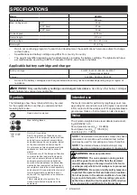 Preview for 2 page of Makita HS009GZ Instruction Manual