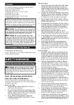 Preview for 3 page of Makita HS009GZ Instruction Manual