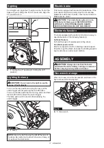 Предварительный просмотр 11 страницы Makita HS009GZ Instruction Manual