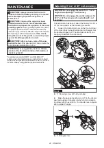 Предварительный просмотр 22 страницы Makita HS009GZ Instruction Manual