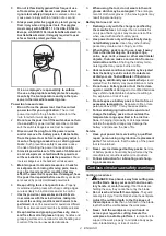 Предварительный просмотр 4 страницы Makita HS009GZ01 Instruction Manual