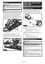 Предварительный просмотр 16 страницы Makita HS009GZ01 Instruction Manual