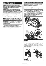 Предварительный просмотр 22 страницы Makita HS009GZ01 Instruction Manual