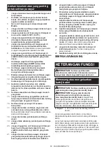 Предварительный просмотр 63 страницы Makita HS010GZ Instruction Manual