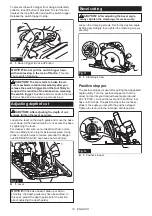 Preview for 10 page of Makita HS011GM101 Instruction Manual