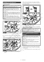 Предварительный просмотр 17 страницы Makita HS011GZ Instruction Manual