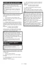 Preview for 147 page of Makita HS012G Instruction Manual