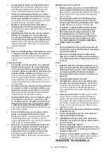 Предварительный просмотр 24 страницы Makita HS012GD201 Instruction Manual