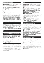 Предварительный просмотр 56 страницы Makita HS012GD201 Instruction Manual