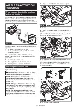 Предварительный просмотр 16 страницы Makita HS012GZ Instruction Manual