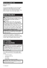 Preview for 10 page of Makita HS301D Instruction Manual