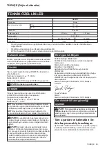 Preview for 65 page of Makita HS301D Instruction Manual