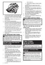 Preview for 6 page of Makita HS301DZ Instruction Manual