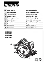 Makita HS6101K Instruction Manual предпросмотр