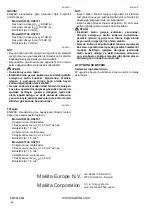 Preview for 68 page of Makita HS6101K Instruction Manual