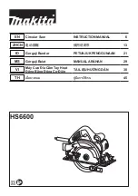 Предварительный просмотр 1 страницы Makita HS6600 Instruction Manual