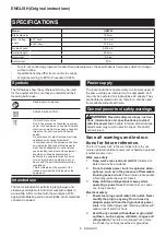 Preview for 6 page of Makita HS6600 Instruction Manual