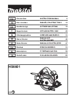 Makita HS6601 Instruction Manual preview